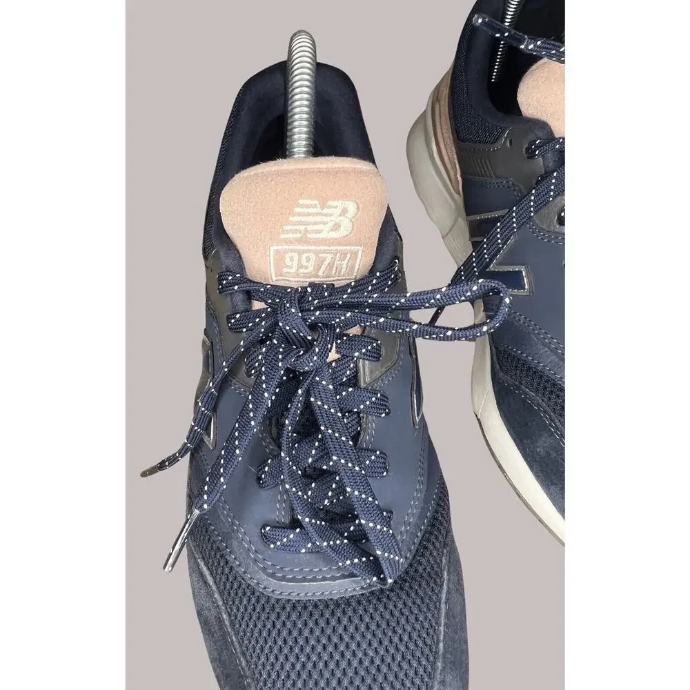 Women’s Size 8.5-NEW BALANCE 997 Donna Tennis Shoe , Navy, Pink, Suede| CW997HYA